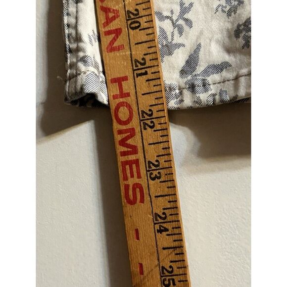 Lee Platinum Label Blue Blk White Capris Women’s 12 Medium EUC Back To School - Picture 7 of 11